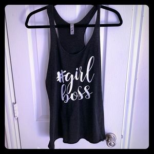Girl Boss Racer Back Tank